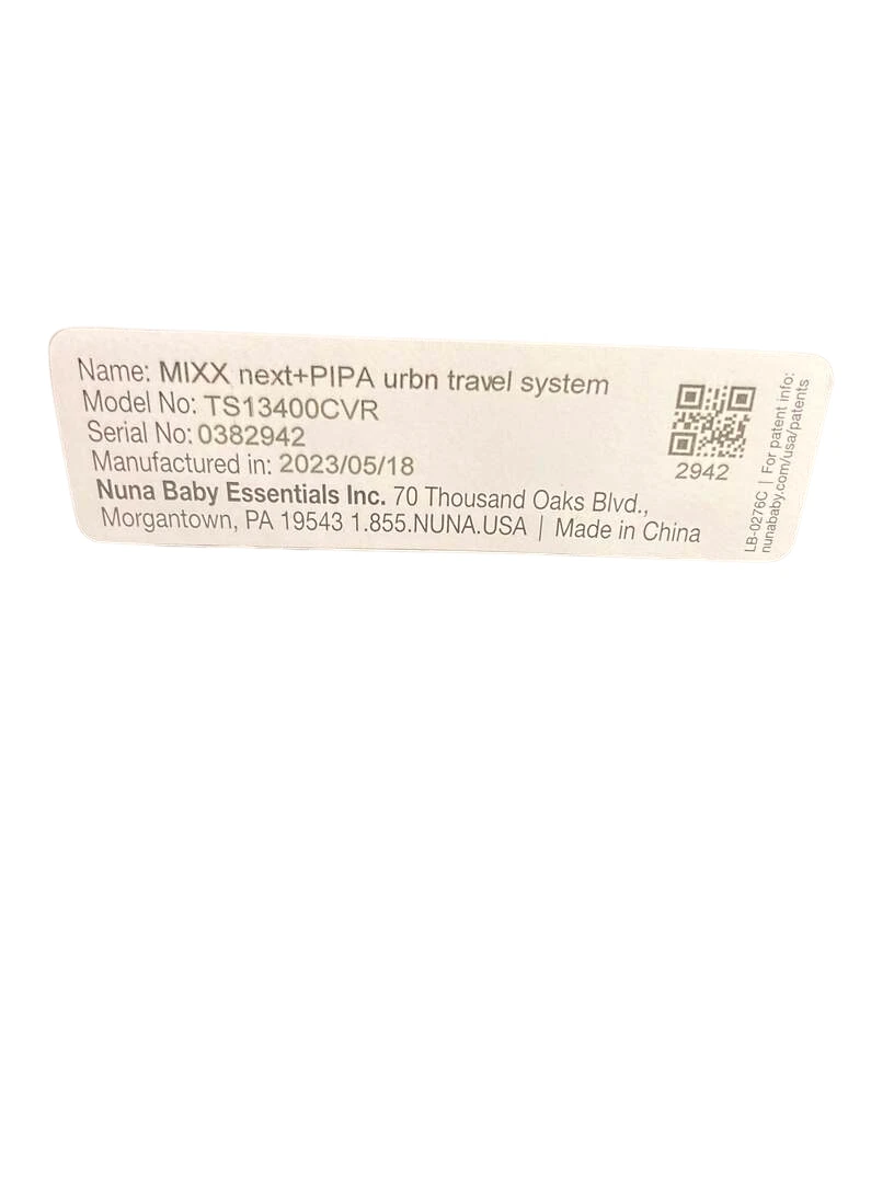 Nuna Mixx Next + Pipa Urbn Travel System, 2023, Caviar 10 Nuna Mixx Next + Pipa Urbn Travel System, 2023, Caviar - Image 10