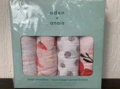 Aden + Anais Large Swaddle Blankets, (4 Pack) Picked For You