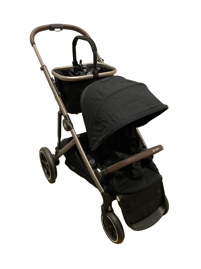 Cybex Gazelle S Modular Stroller, 2022, Black Frame, Deep Black 1 Cybex Gazelle S Modular Stroller, 2022, Black Frame, Deep Black