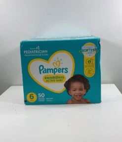 Pampers Swaddlers Diapers, Size 6, Count 50