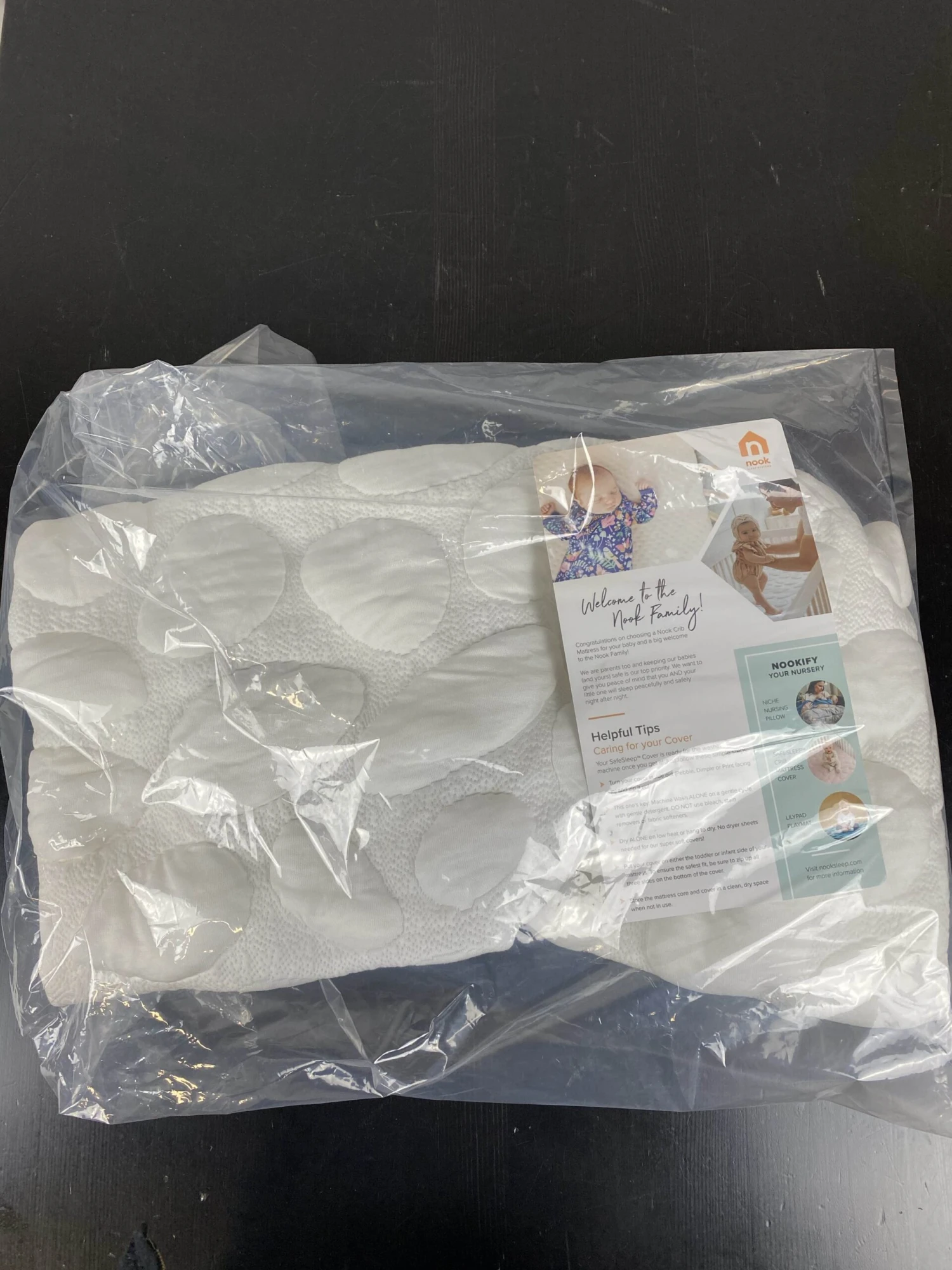 Nook Pebble Lite Mini Crib Mattress, Cloud 2 Nook Pebble Lite Mini Crib Mattress, Cloud - Image 2