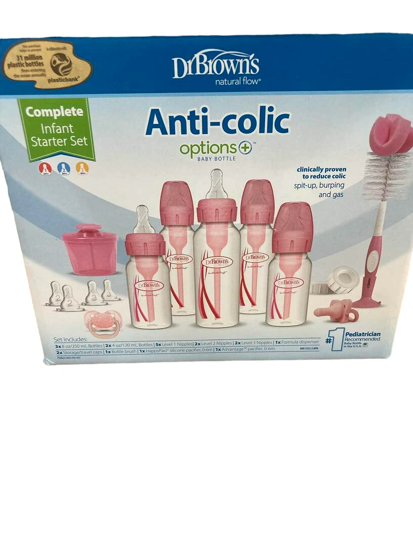 Dr. Brown's Natural Flow Options+ Anti-Colic Newborn Gift Set 1 Dr. Brown's Natural Flow Options+ Anti-Colic Newborn Gift Set