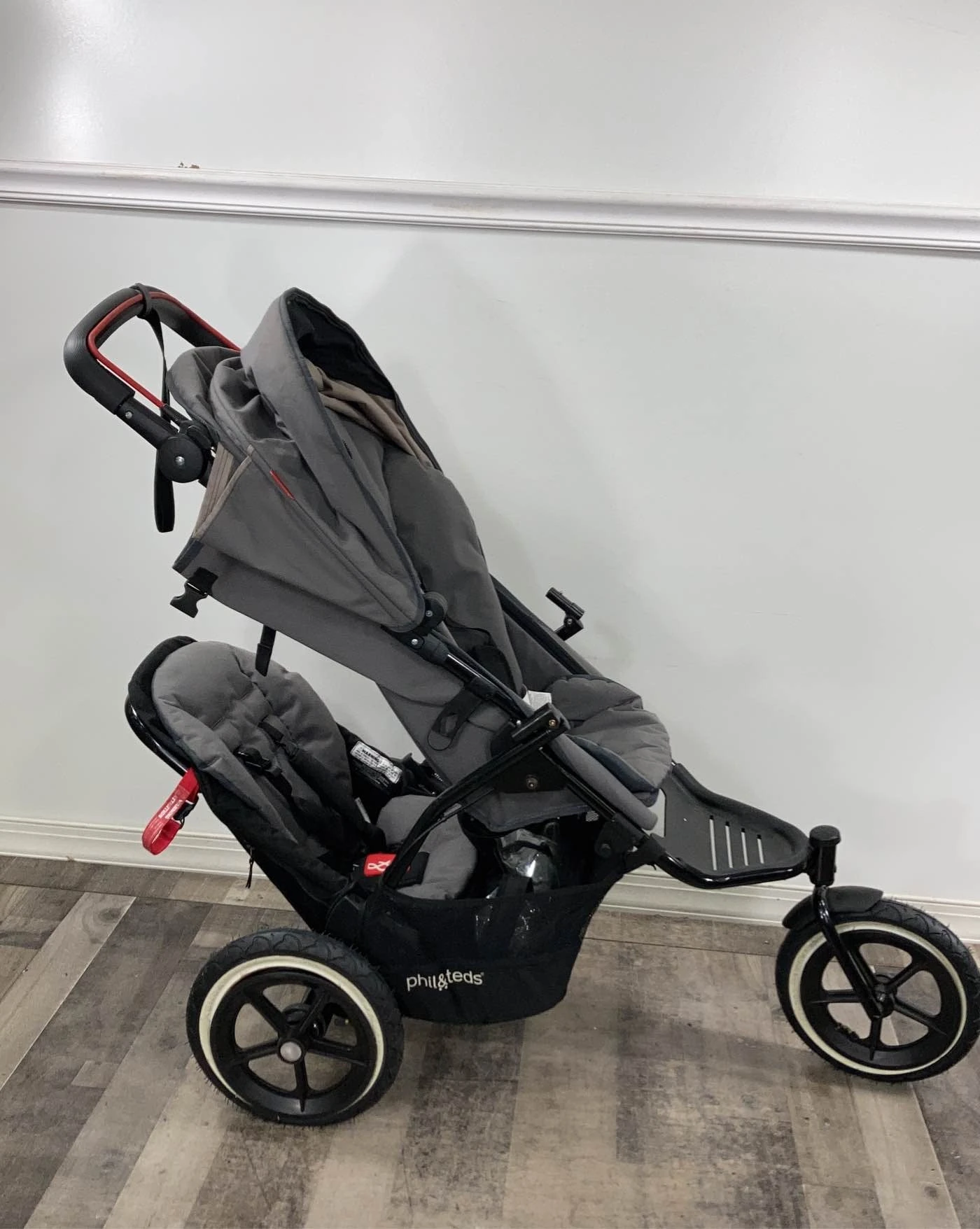 Phil & Teds Navigator 2 Double Stroller Navigator 2 Stroller With Doubles Kit, 2013 4 Phil & Teds Navigator 2 Double Stroller Navigator 2 Stroller With Doubles Kit, 2013 - Image 4