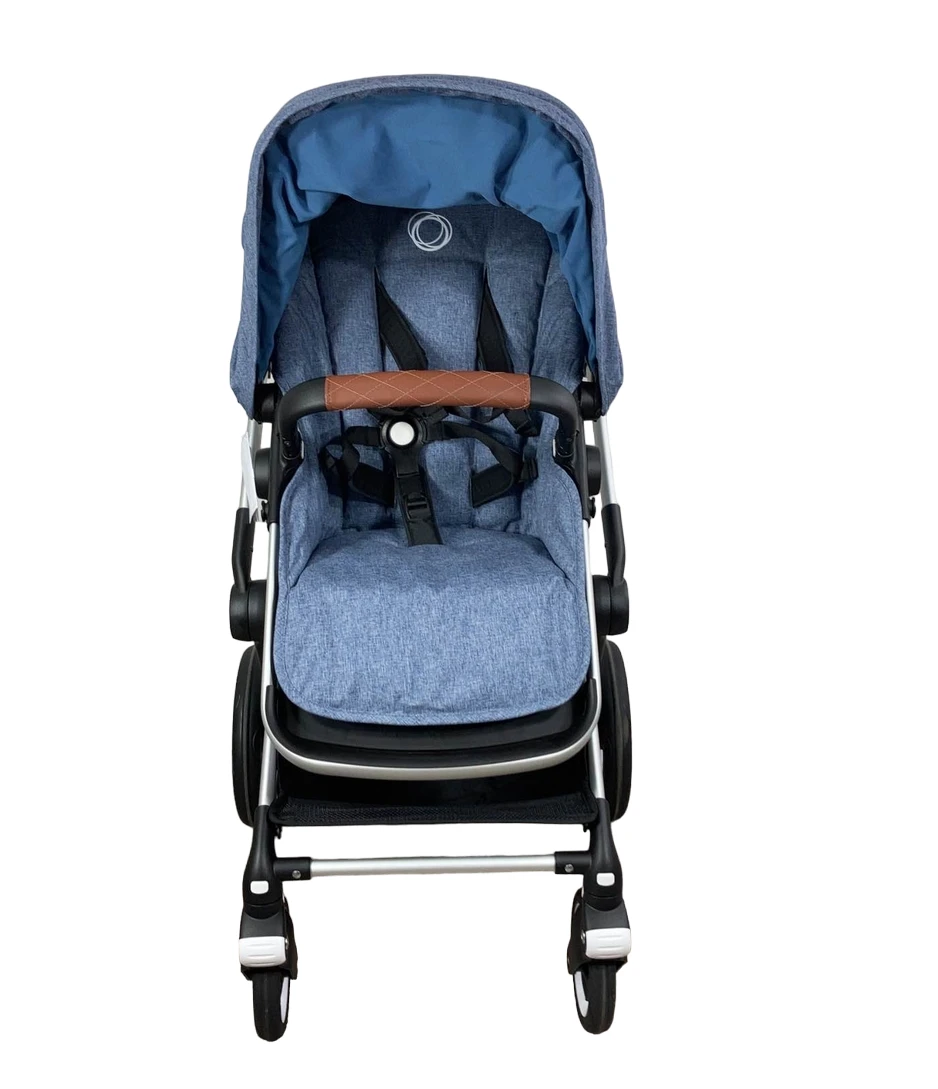Bugaboo Lynx Stroller, 2021, Steel Blue Aluminum, Blue Melange 2 Bugaboo Lynx Stroller, 2021, Steel Blue Aluminum, Blue Melange - Image 2