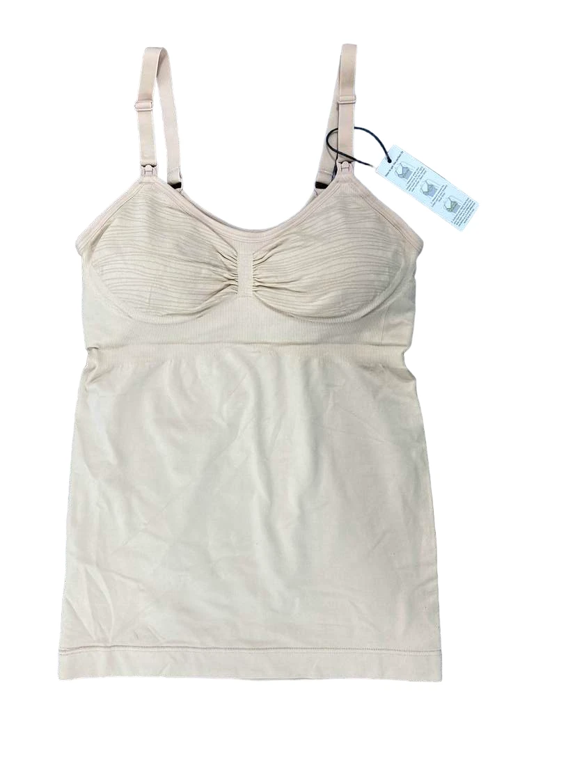 Kindred Bravely Sublime Maternity And Nursing Tank With Built In Bra, Nude, Regular, S 1 Kindred Bravely Sublime Maternity And Nursing Tank With Built In Bra, Nude, Regular, S