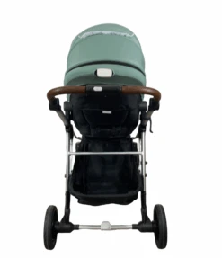 Mockingbird Single To Double Stroller, Silver With Penny Leather, 2022, Windowpane, Sage -GoodBuy Gear Shop f0e8a0ee 62d0 4d34 886f 17a5bc798544