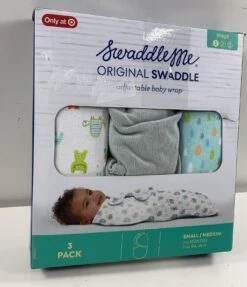 Summer Infant SwaddleMe Original Swaddle Wrap, 3pk, Jungle Drops -GoodBuy Gear Shop f14d9fe6ef5d27a1f7a5c38bb697a711