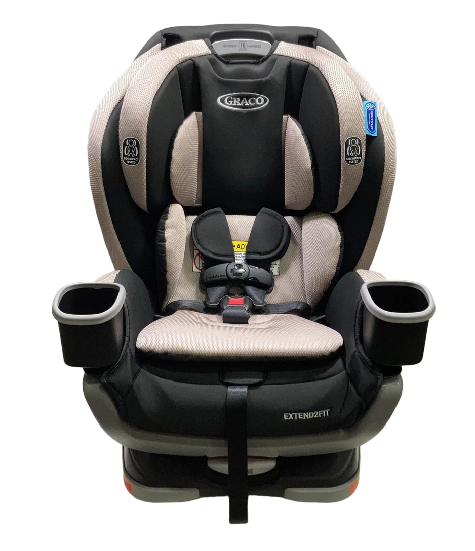 Graco Extend2Fit 3-in-1 Convertible Car Seat, Stocklyn, 2023 1 Graco Extend2Fit 3-in-1 Convertible Car Seat, Stocklyn, 2023