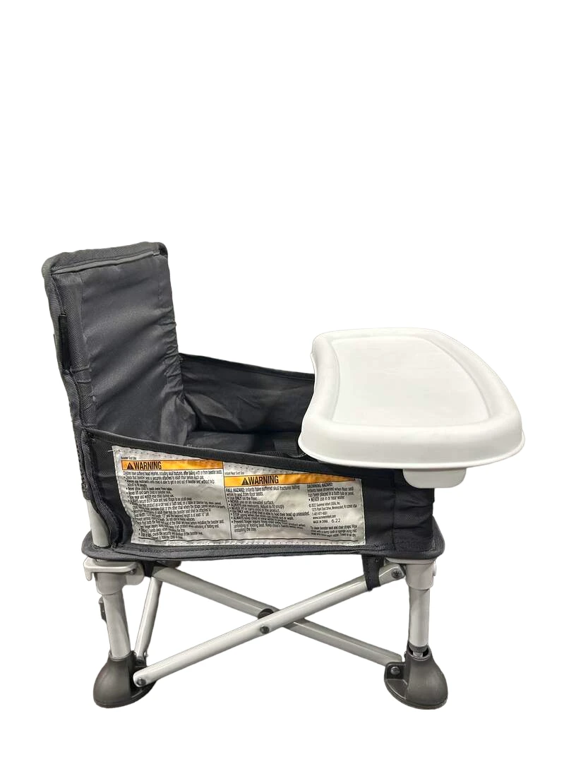 Summer Infant Pop 'n Sit Portable Booster, Gray 5 Summer Infant Pop 'n Sit Portable Booster, Gray - Image 5