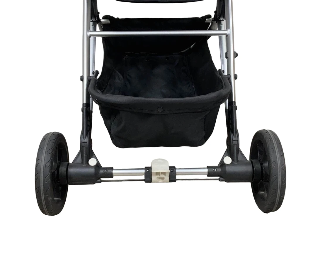 Mockingbird Single Stroller, 2019, Black, Windowpane, Silver With Penny Leather 9 Mockingbird Single Stroller, 2019, Black, Windowpane, Silver With Penny Leather - Image 9