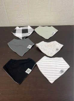 Parker Baby Co. Bandana Bib Set 6 Pack
