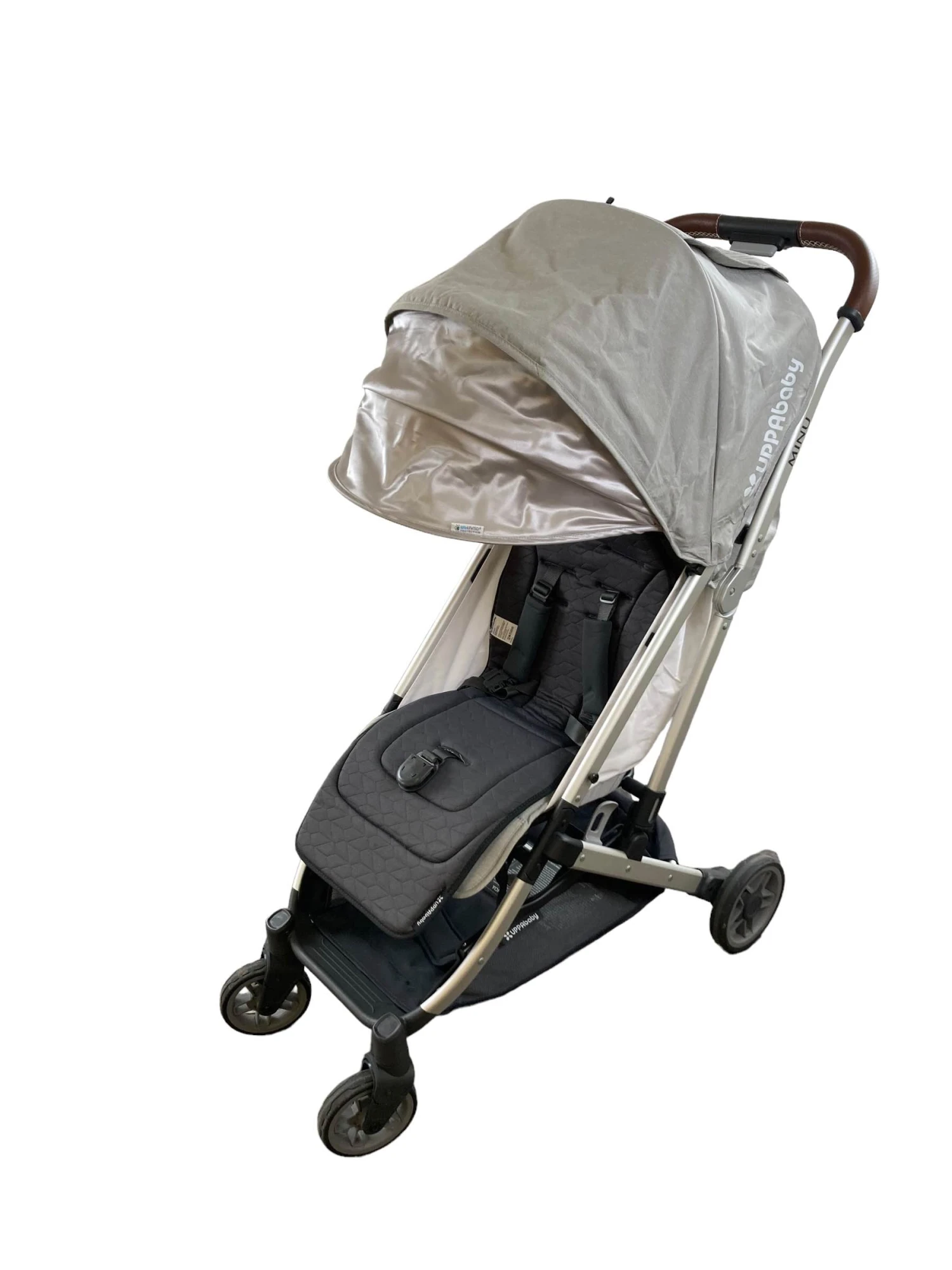 UPPAbaby MINU Stroller, DEVIN (Grey Melange), 2019 1 UPPAbaby MINU Stroller, DEVIN (Grey Melange), 2019